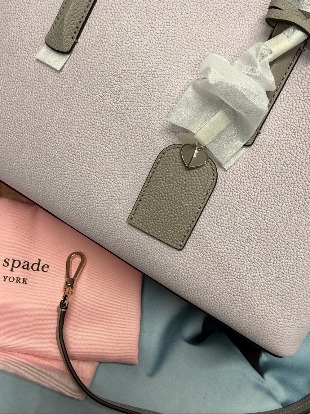 (new+tag) Kate Spade Margaux Large Satchel
Lilac & Cream Leather Two-Tone - Picture 6 of 17